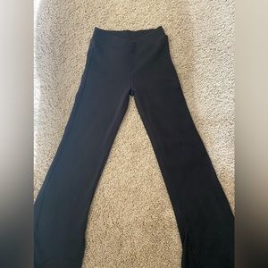 Zara girls ribbed flare pants